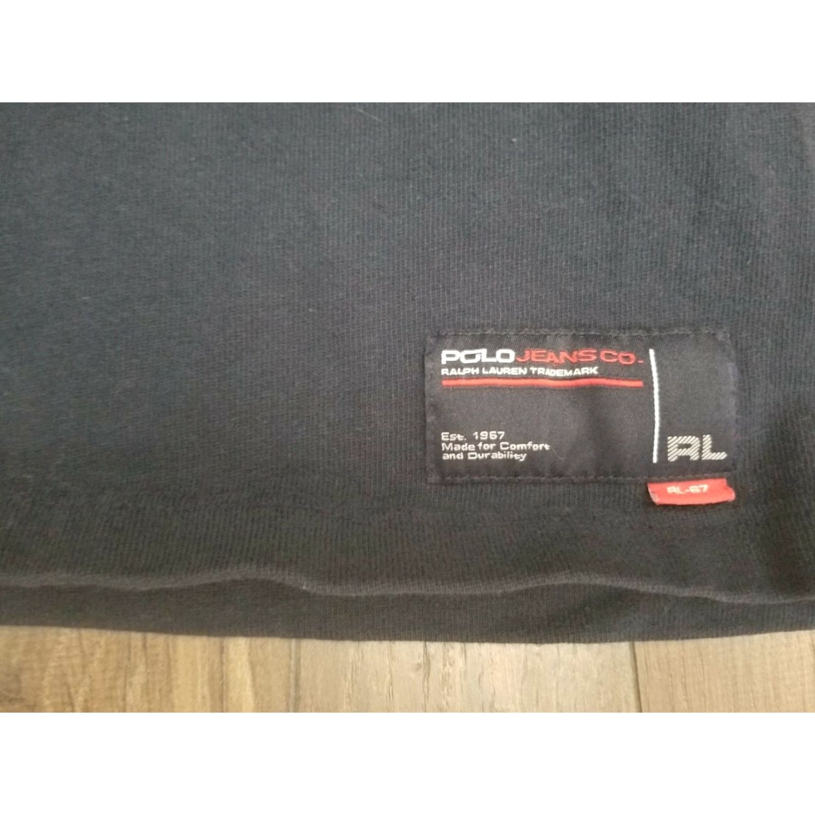 Ralph Lauren VINTAGE Polo Jeans Ralph Lauren Long Sleeve T Shirt 1990s XL Blue Men Mens Size US XL / EU 56 / 4 - 5 Thumbnail