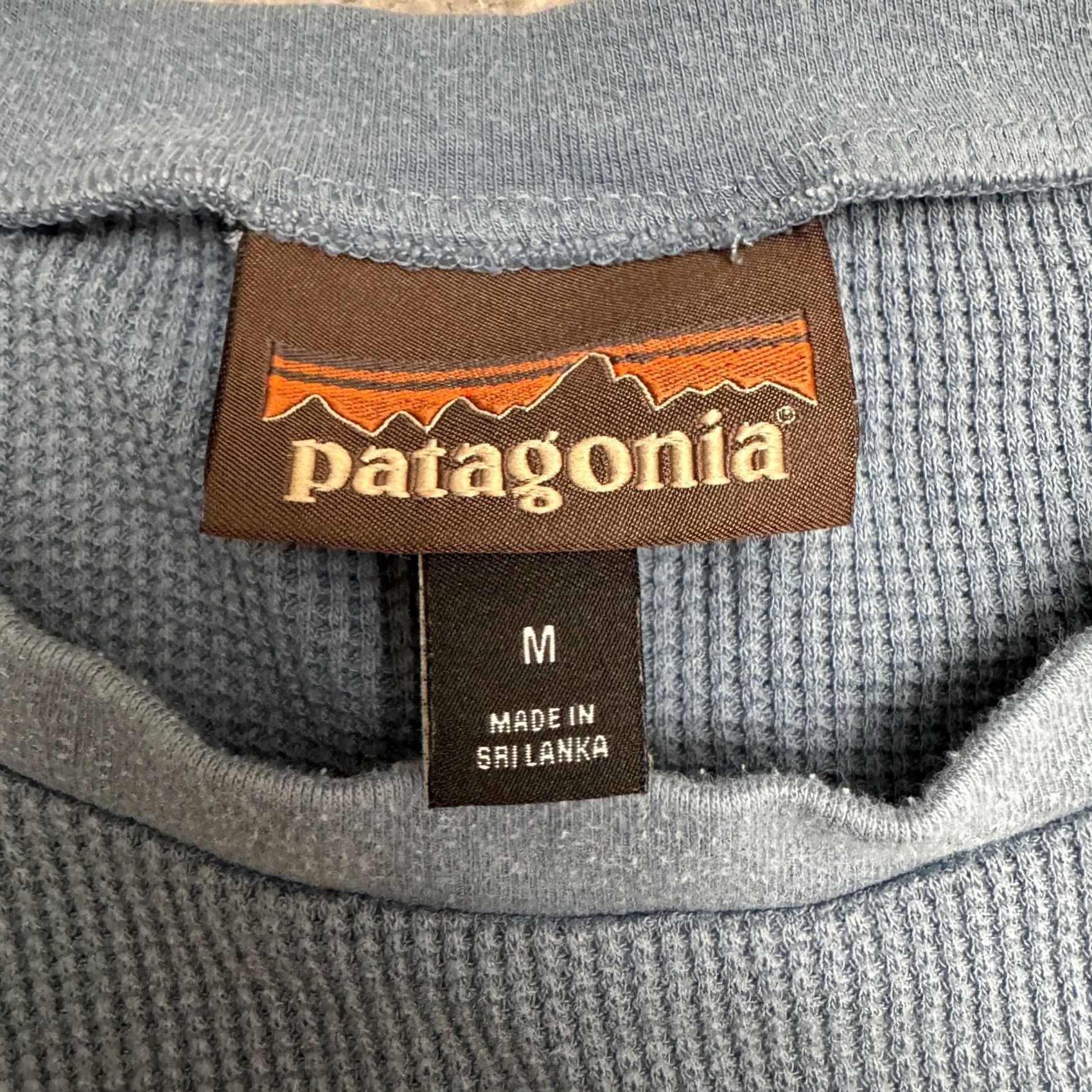 Patagonia Patagonia Organic Cotton Waffle Knit Pullover Sweater Top Womens Medium Blue Size M / US 6-8 / IT 42-44 - 5 Thumbnail