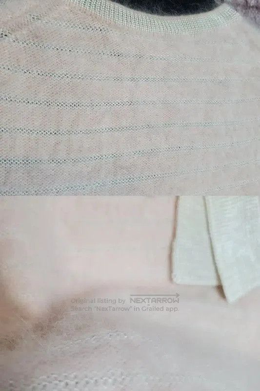 Dior Dior Light Pink Wool Blend Short Sleeve Top . Size M / US 6-8 / IT 42-44 - 6 Thumbnail