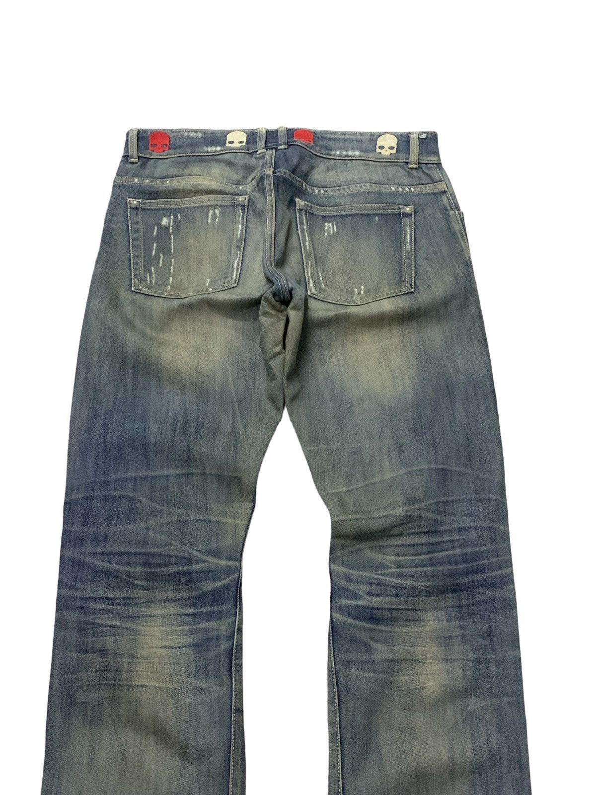 HYDROGEN × Hysteric Glamour × If Six Was Nine Hydrogen Distressed Muddy Dirty Wash Hand Made Denim Pants Size US 32 / EU 48 - 15 Thumbnail