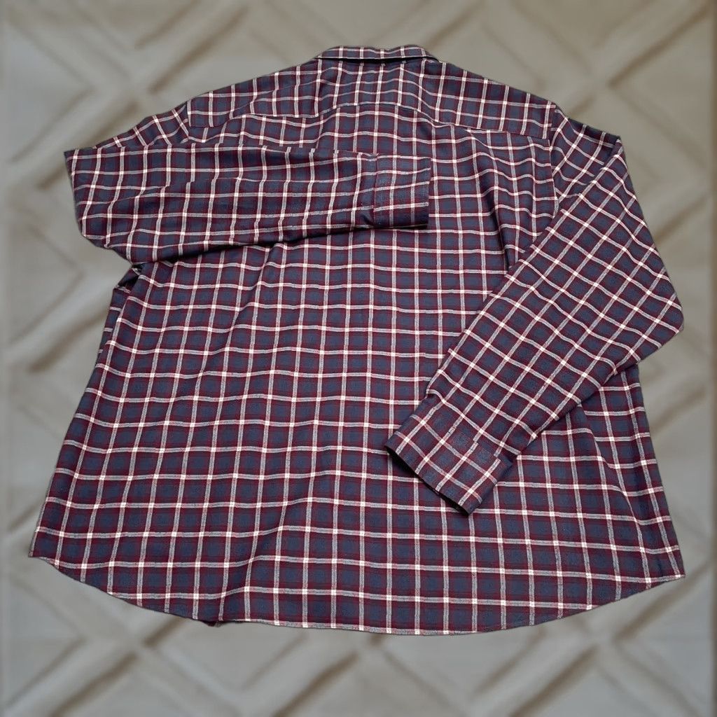 UNTUCKit UNTUCKit Flannel Shirt Mens XXL Multicolor Plaid Long Sleeve Button Down Casual Top Size US XXL / EU 58 / 5 - 1 Thumbnail