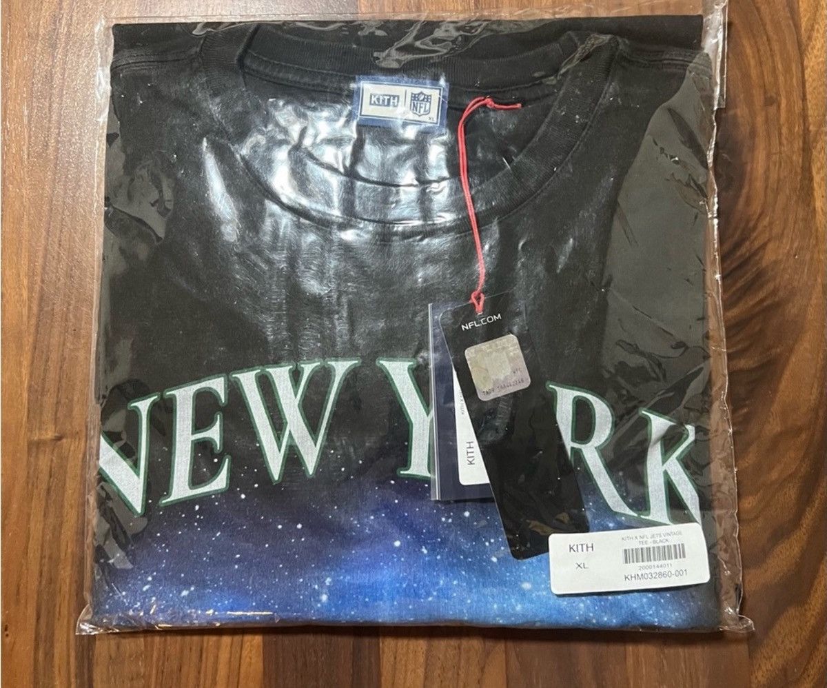 Kith × NFL Kith & '47 for the NFL: New York Jets Vintage Tee Black XL Size US XL / EU 56 / 4 - 6 Thumbnail
