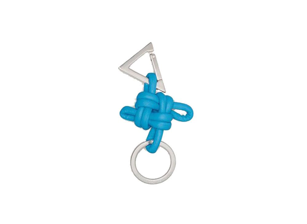 Bottega Veneta o1n1vont0624 Size: OS / Key Ring in Sky Blue/Silver Size ONE SIZE - 1 Preview