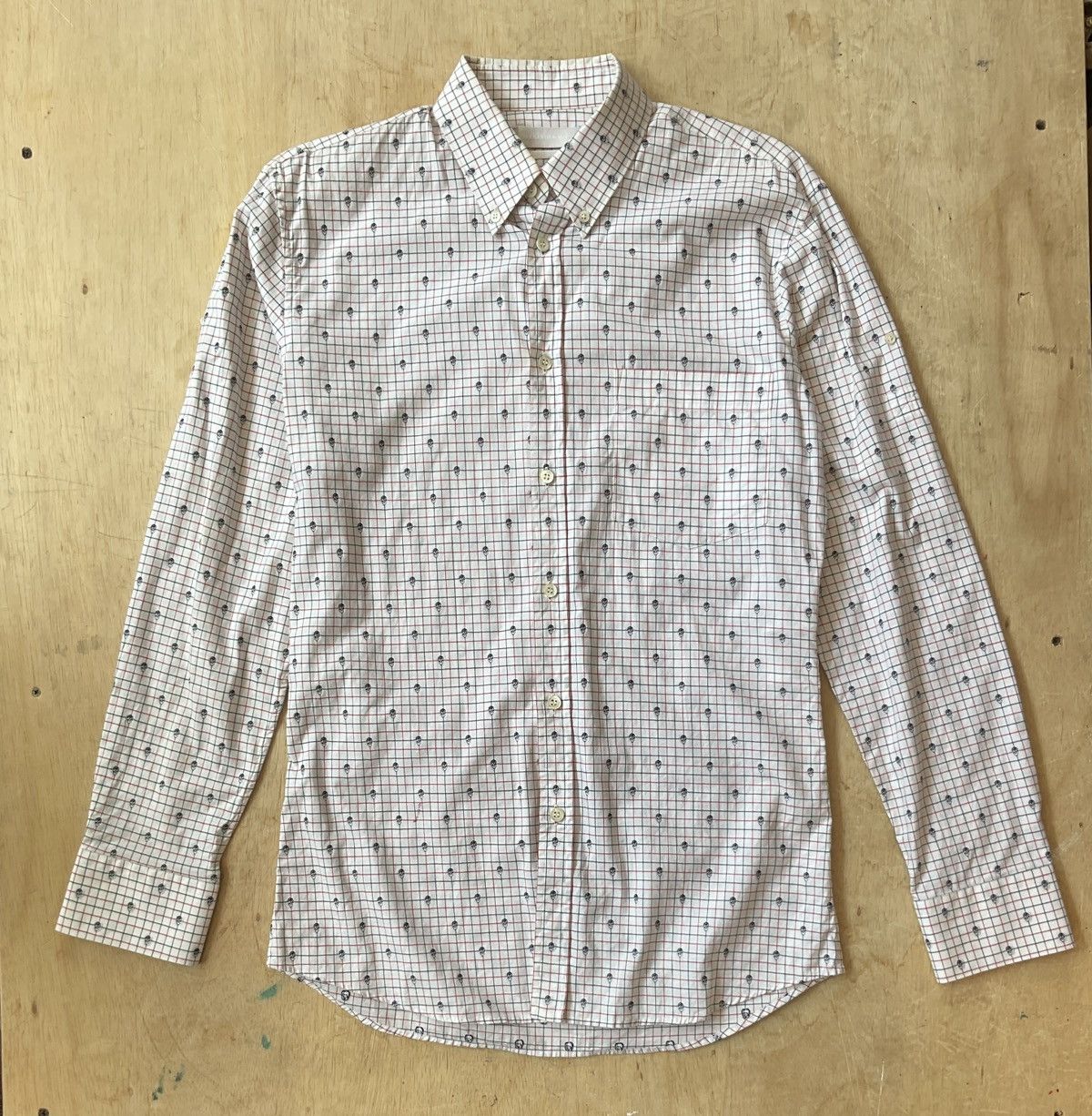 Alexander McQueen Alexander McQueen Mini Skull Collar Shirt Size46 Size US S / EU 44-46 / 1 - 1 Thumbnail