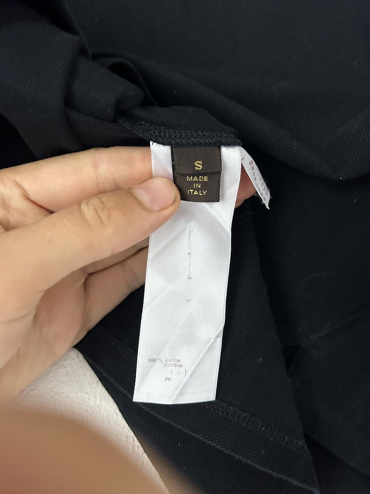 Louis Vuitton Black LV Logo Polo Size US S / EU 44-46 / 1 - 5 Thumbnail