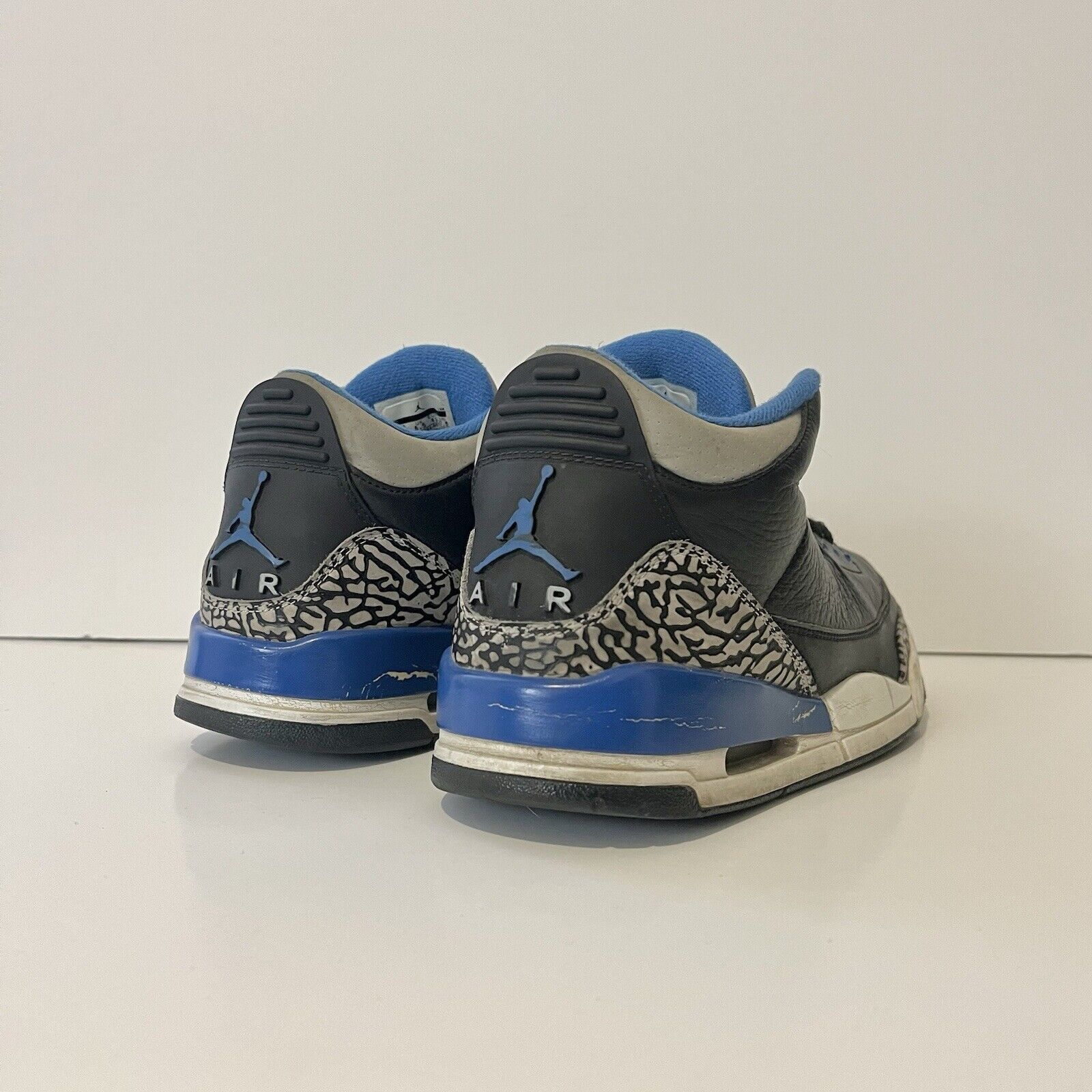 Jordan Brand 2014 Air Jordan 3 III Retro Sport Blue Cement 136064-007 Size US 9.5 / EU 42-43 - 4 Thumbnail
