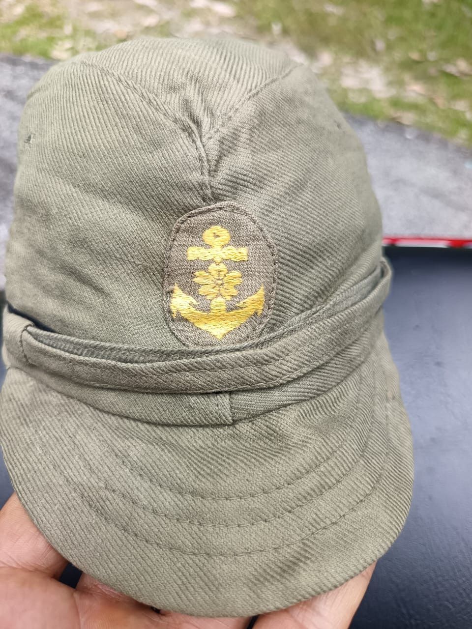 Japanese Brand × Vintage Vintage ww2 Japanese naval cap size m Size ONE SIZE - 2 Thumbnail