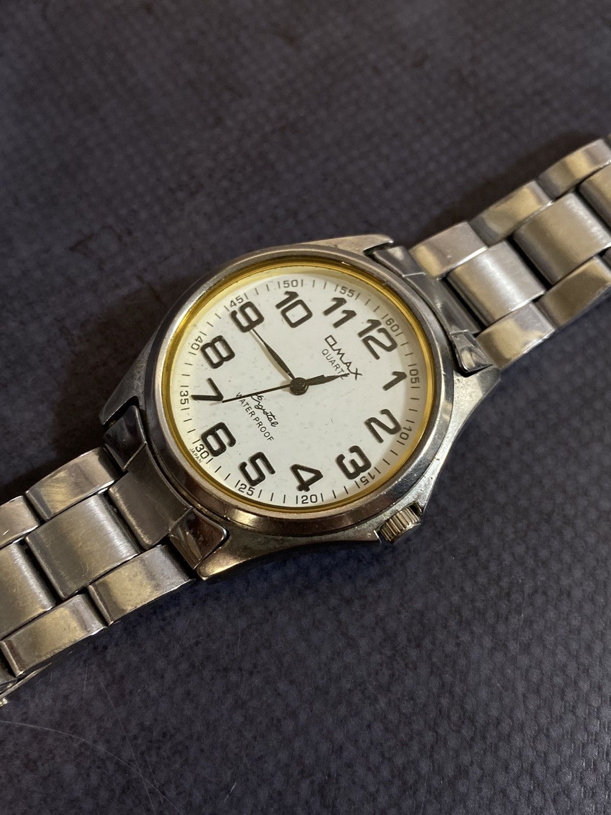 Japanese Brand × Vintage Omax Classic White Dial Quartz Watch Japanese Brand Size ONE SIZE - 6 Thumbnail