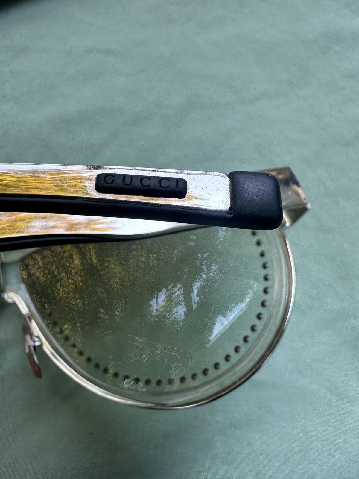 Gucci Vintage Gucci Swarovski crystal sunglasses 2007 Size ONE SIZE - 11 Thumbnail
