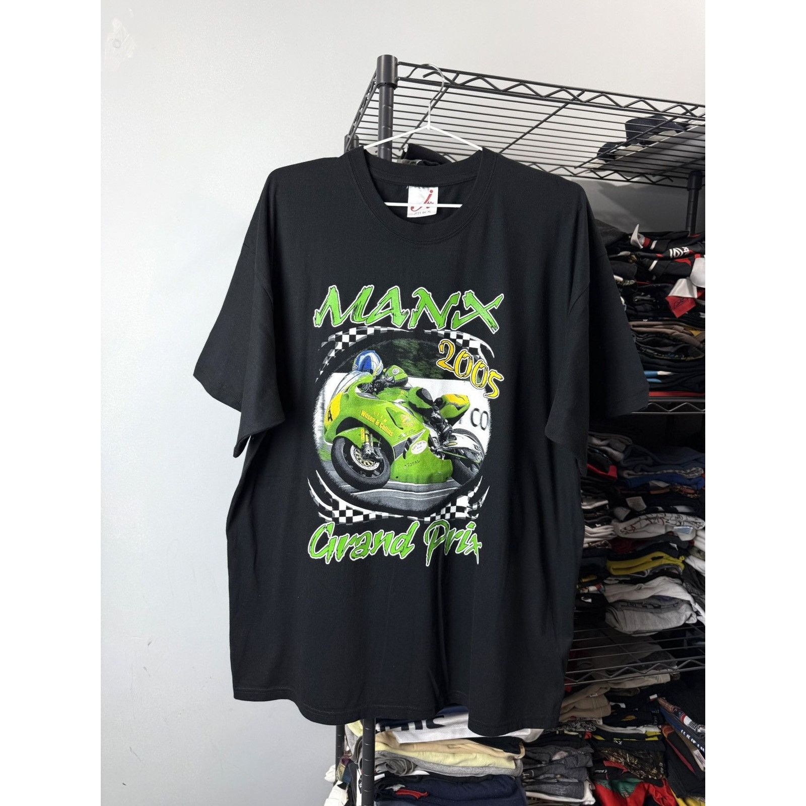 Vintage Vintage 1990s Kawasaki Ninja ZX MOTO Sport Bike T-Shirt