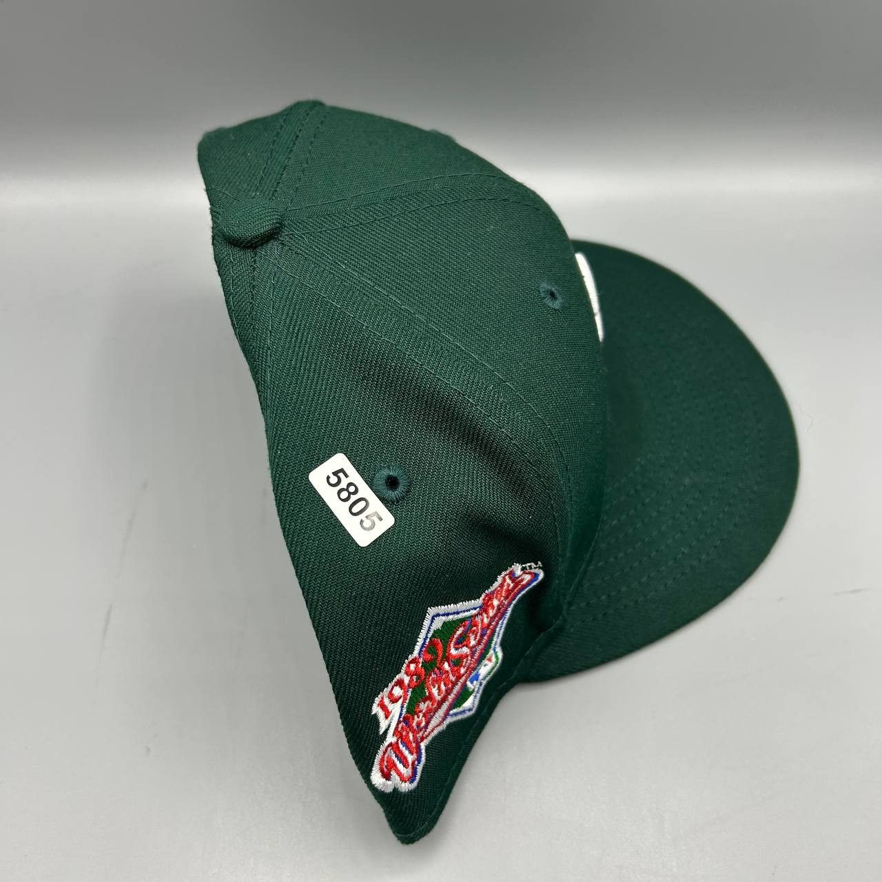 New Era Oakland Athletics Hat Men 7 3/4 World Series MLB Fitted Cap Size ONE SIZE - 9 Thumbnail