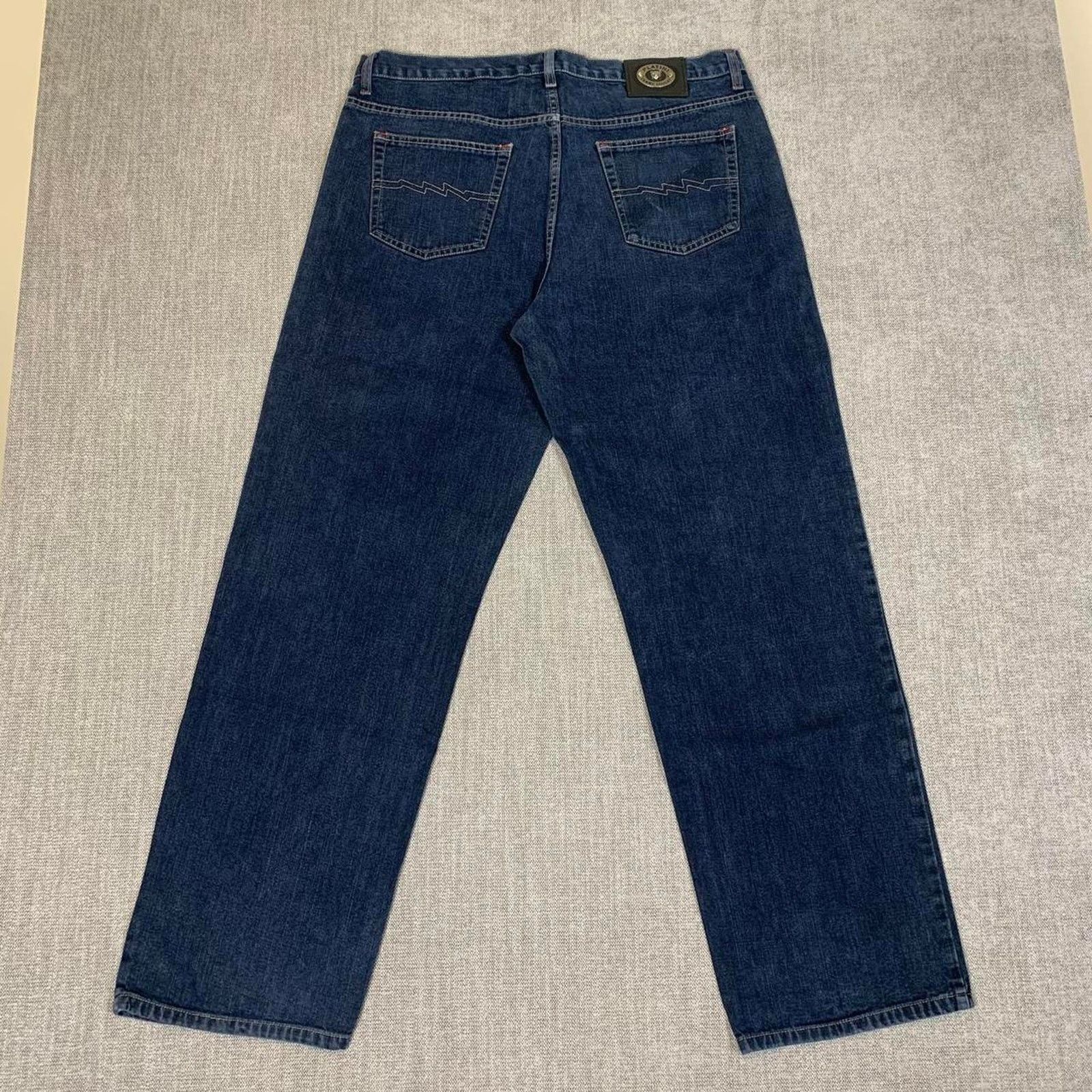 Cougar Y2K 90s Baggy Wide Leg Denim Jeans Size US 36 / EU 52 - 3 Thumbnail