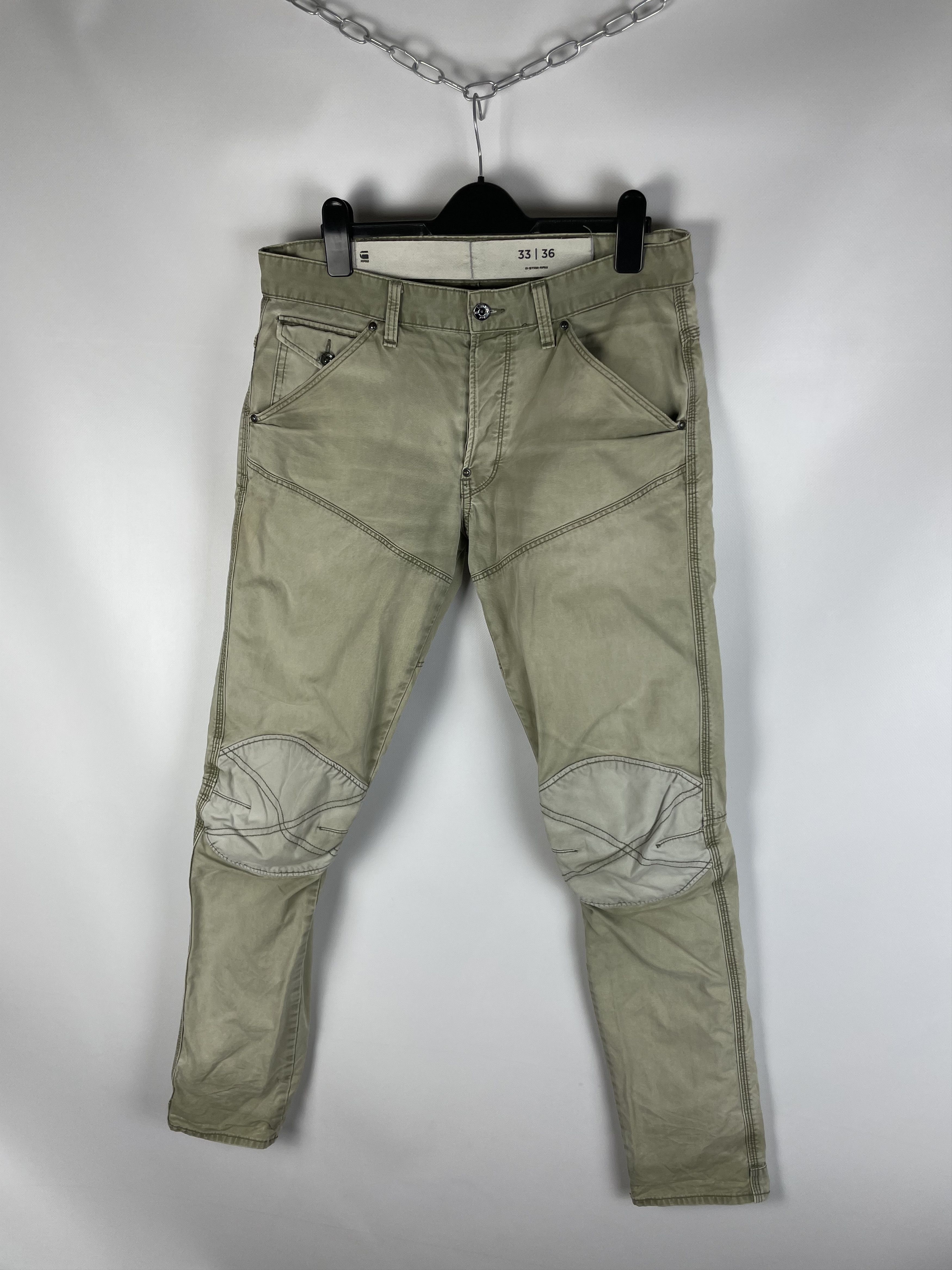 G-Star G-Star Raw Pants Double Knee Jeans Size US 33 - 3 Thumbnail