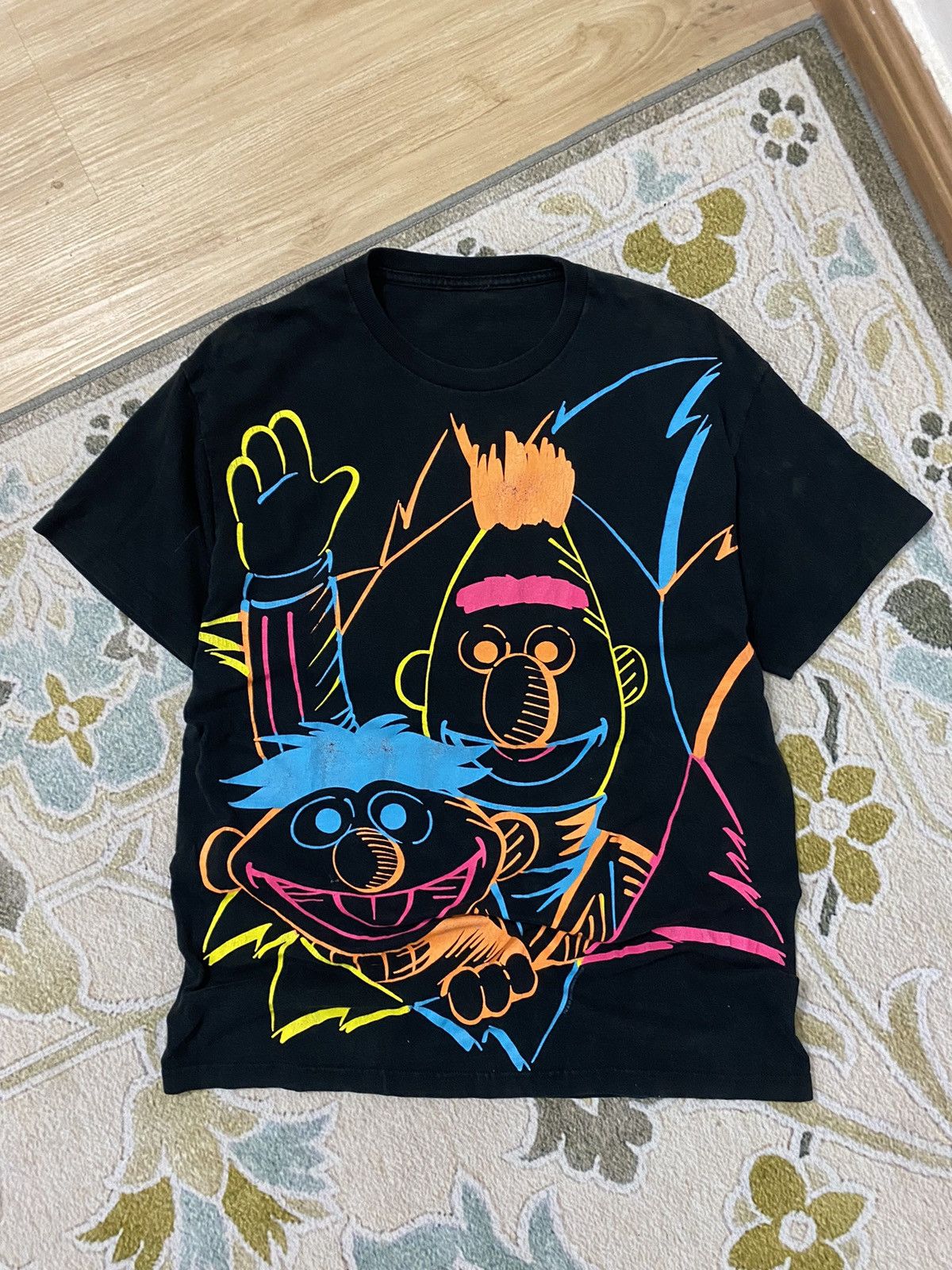 Vintage 2008 Sesame Street Fullprint Sketch Size US L / EU 52-54 / 3 - 1 Thumbnail