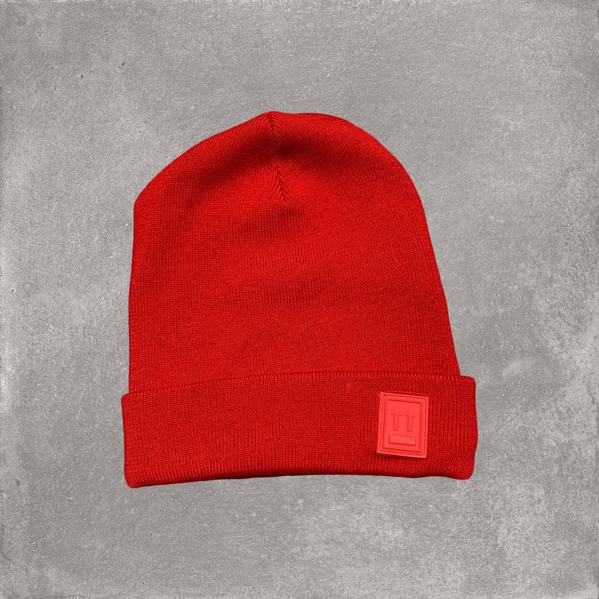 Off-White Off White Beanie Patch Red 'Warm' Virgil Abloh Hat Size ONE SIZE - 1 Thumbnail