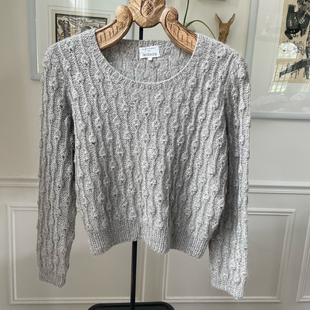 Other Vintage Olivia Paul 100% Alpaca Made in England Texture Knit Size L / US 10 / IT 46 - 1 Thumbnail