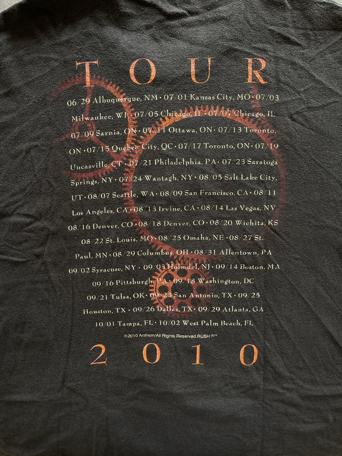 Band Tees × Vintage Rush band time machine tour 2010 Size US XL / EU 56 / 4 - 4 Thumbnail