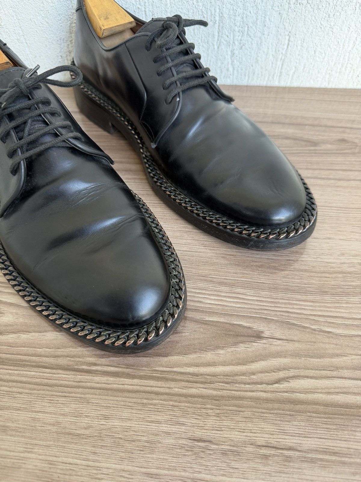 Raf Simons 🕷️ss12 chain derby Size US 9 / EU 42 - 11 Thumbnail