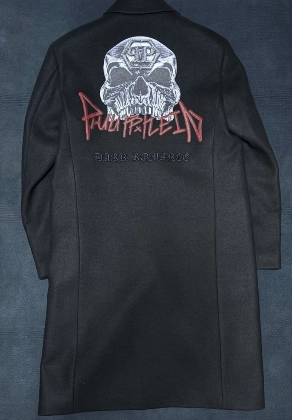 Philipp Plein Philipp Plein Embroidered Print Coat Size US L / EU 52-54 / 3 - 2 Thumbnail
