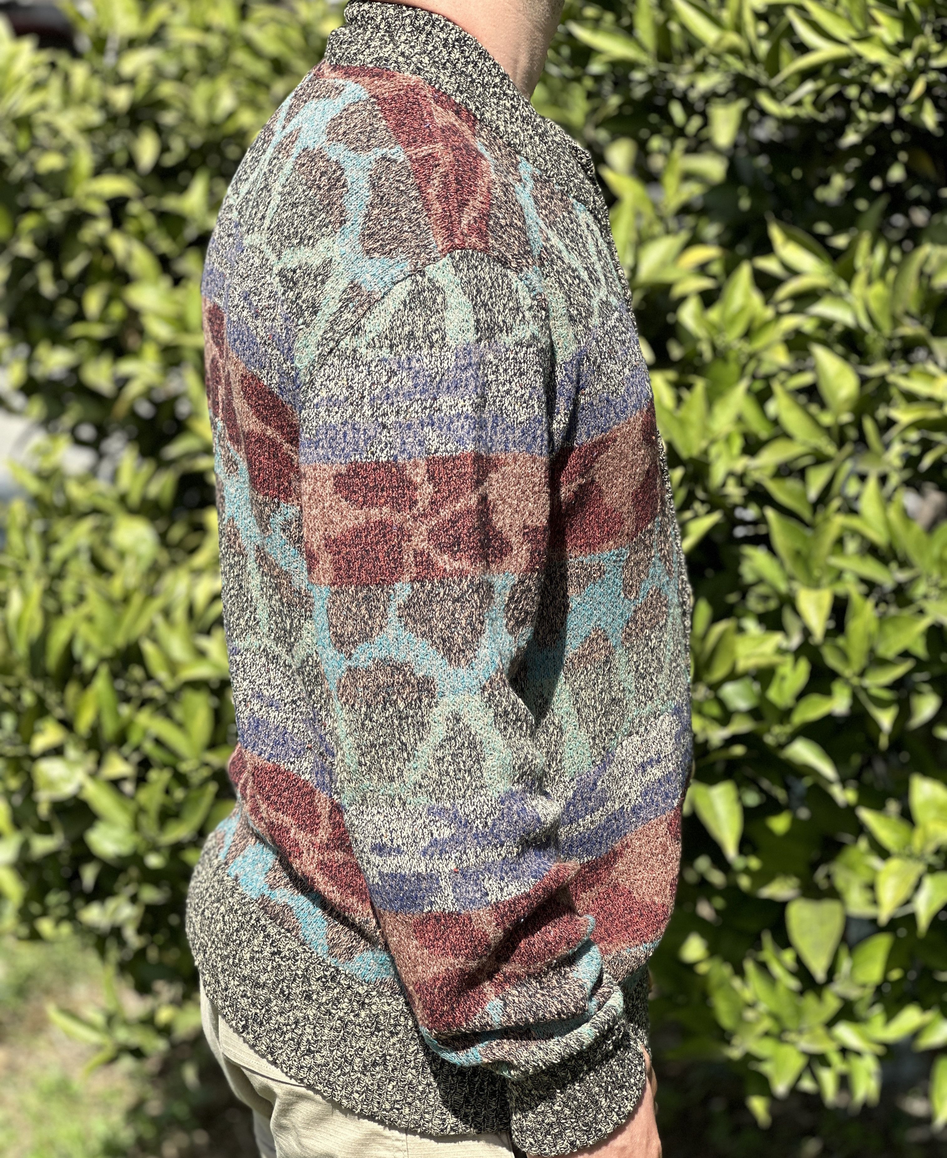 Missoni Missoni Uomo Cardigan 3D Knit DNA Retro Sweater Size L Size US L / EU 52-54 / 3 - 13 Thumbnail