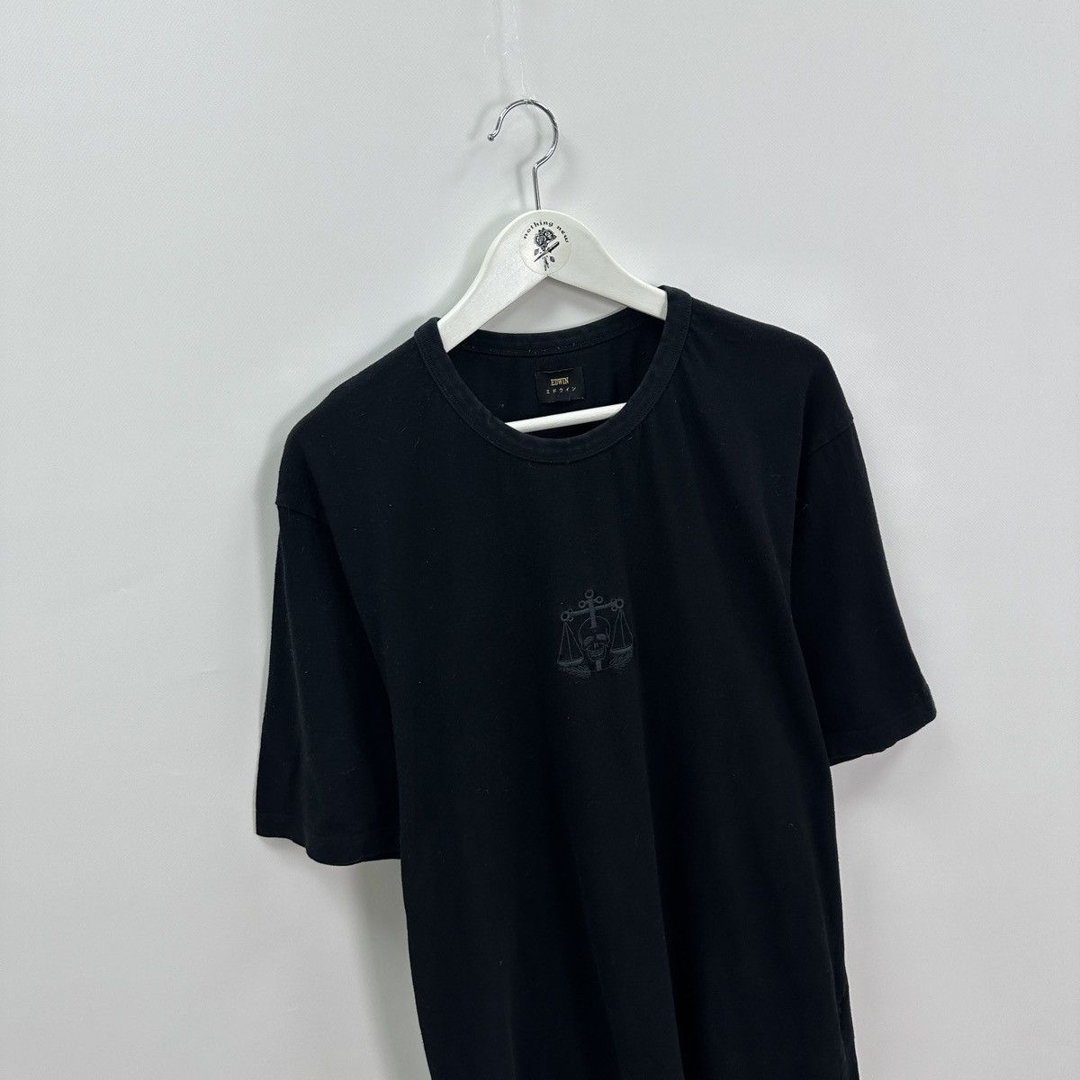 Edwin Vintage 00s Edwin Embroidered logo tee y2k Japan Skull Knife Size US M / EU 48-50 / 2 - 4 Thumbnail