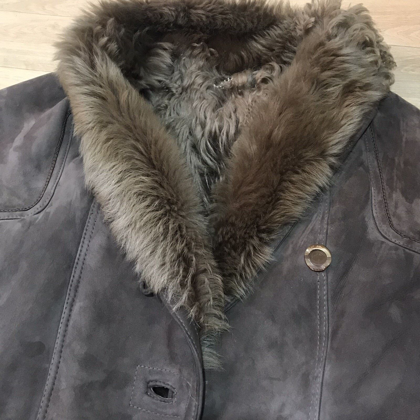 The Unbranded Brand vintage Afghan Coat Shearling Sheepskin Penny Lane Y2K Fur Size XXL / US 16-18 / IT 52-54 - 3 Thumbnail