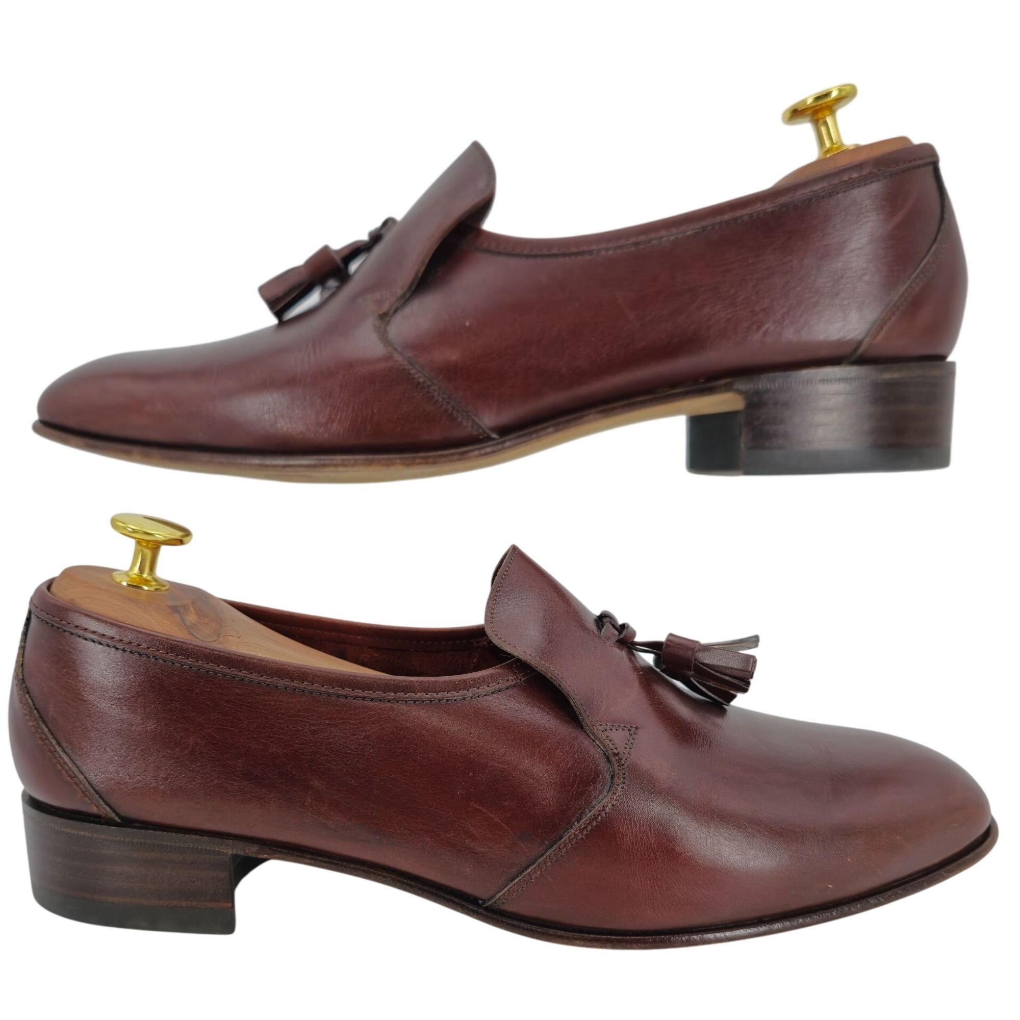 Bally NEW Vintage Continentals Bally Swiss Dress Shoe 9 Loafers Size US 9 / EU 42 - 4 Thumbnail