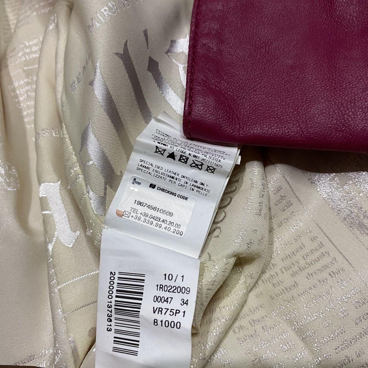 John Galliano ARCHIVE JOHN GALLIANO PINK LEATHER BLAZER Size L / US 10 / IT 46 - 10 Thumbnail