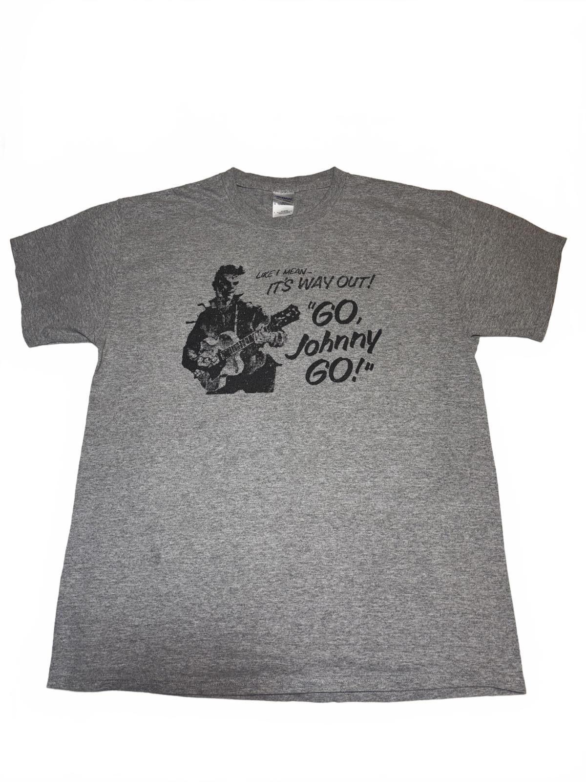 Gildan Vintage Gildan 'Go Johnny Go!' Graphic T-Shirt Size US L / EU 52-54 / 3 - 1 Thumbnail