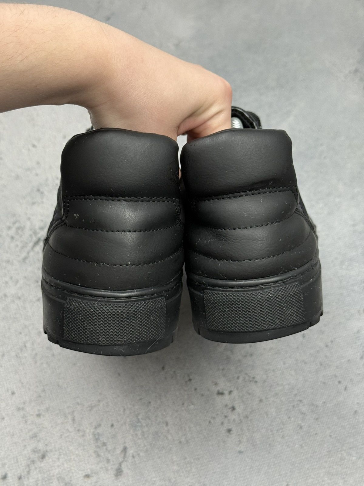 Dirk Bikkembergs Vintage Bikkembergs Black Sneakers Bold Logo Rare Design Size US 8 / EU 41 - 4 Thumbnail