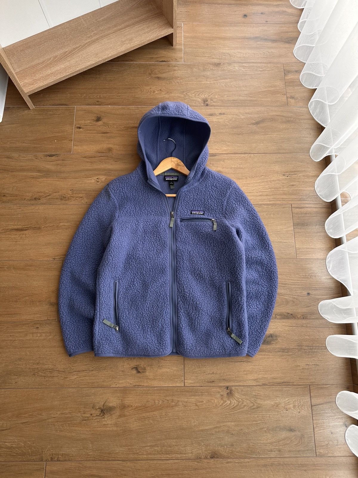 Patagonia × Vintage Vintage Patagonia Synchilla Blue Sherpa Jacket Size US S / EU 44-46 / 1 - 12 Thumbnail