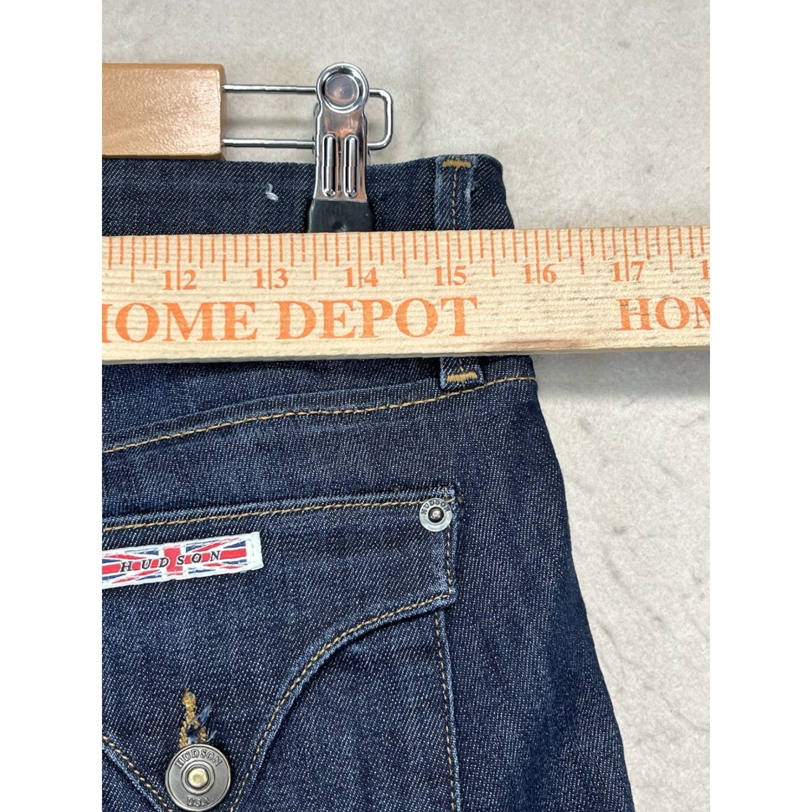 Hudson Hudson Jeans Women Collin Skinny Pocket Stretch See Pictures Size 28 Size 28" / US 6 / IT 42 - 3 Thumbnail