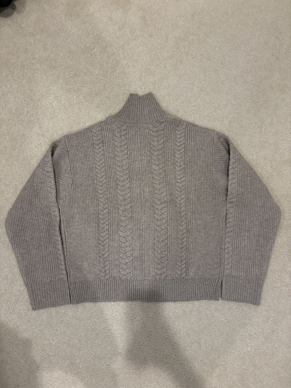 Other Jcaesar Wheat Wool Knitted Zip Up with Turtleneck Size US S / EU 44-46 / 1 - 6 Thumbnail