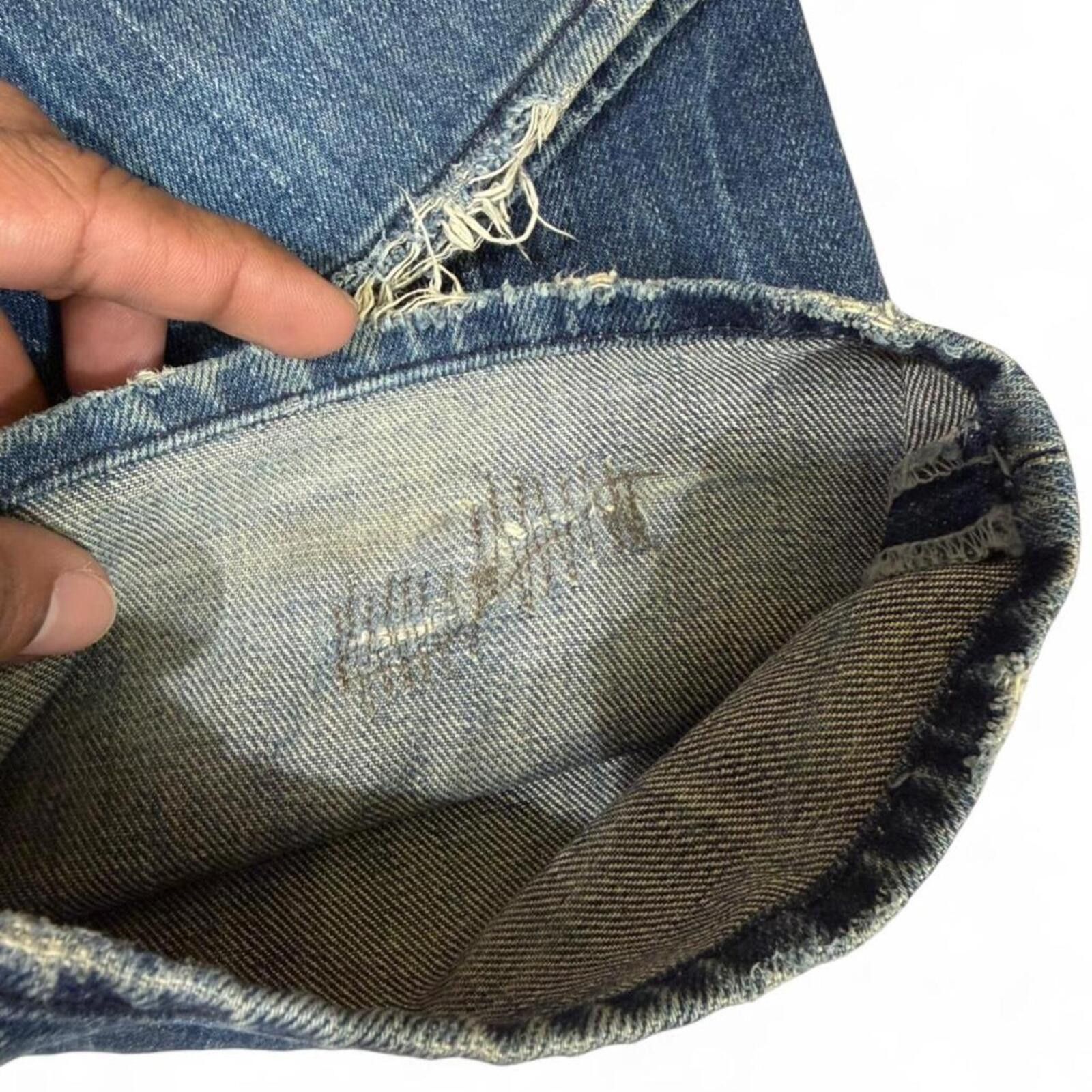 True Religion Buckaroo vintage flap pockets with stud works mud wash shade Size 29" - 8 Thumbnail