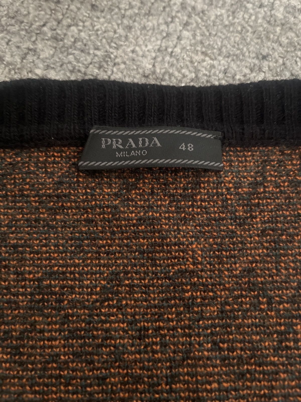 Prada Prada F/W 2018 Chevron Sweater Size US M / EU 48-50 / 2 - 3 Thumbnail