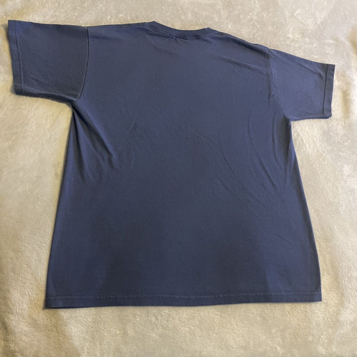 Fruit Of The Loom Vintage Belize Shirt Men Large Blue Y2K Streetwear Gym Tee Size US L / EU 52-54 / 3 - 2 Thumbnail