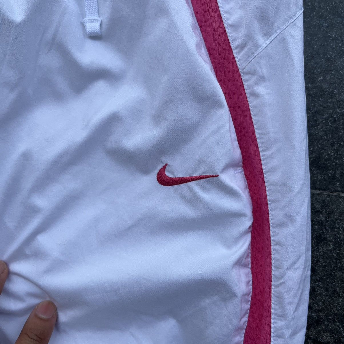 Nike Vintage Nike Small Swoosh Drill Baggy Trackpant Size 29" - 3 Thumbnail