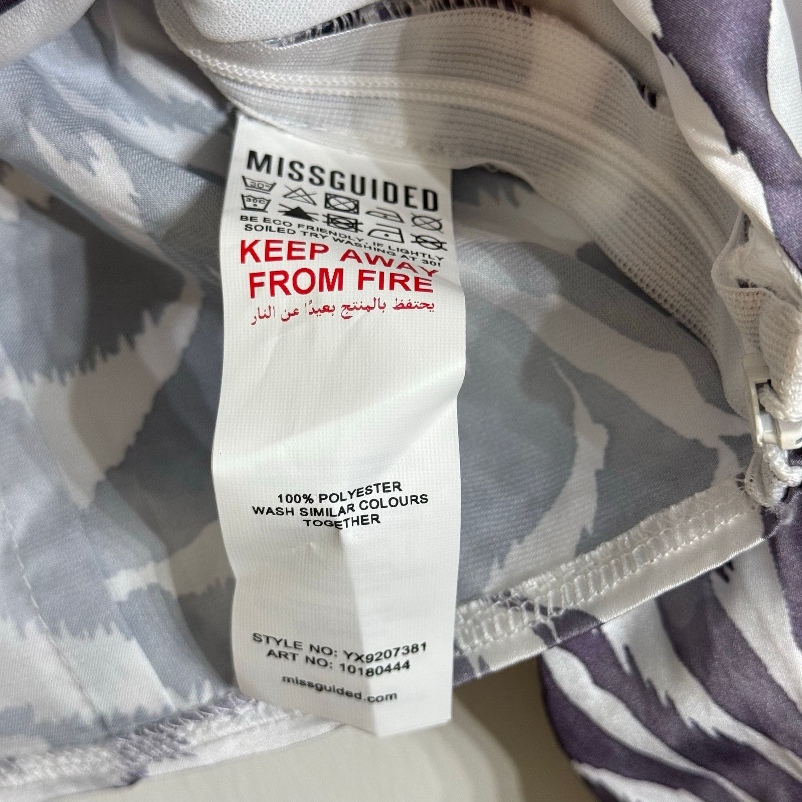 Other Misguided Tall Knot Front Zebra Print Crop Top Size 10 New Size L / US 10 / IT 46 - 4 Thumbnail