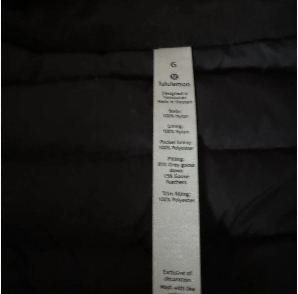 Lululemon Lululemon Pack It Down Short Jacket Black sz.6 Size S / US 4 / IT 40 - 13 Thumbnail
