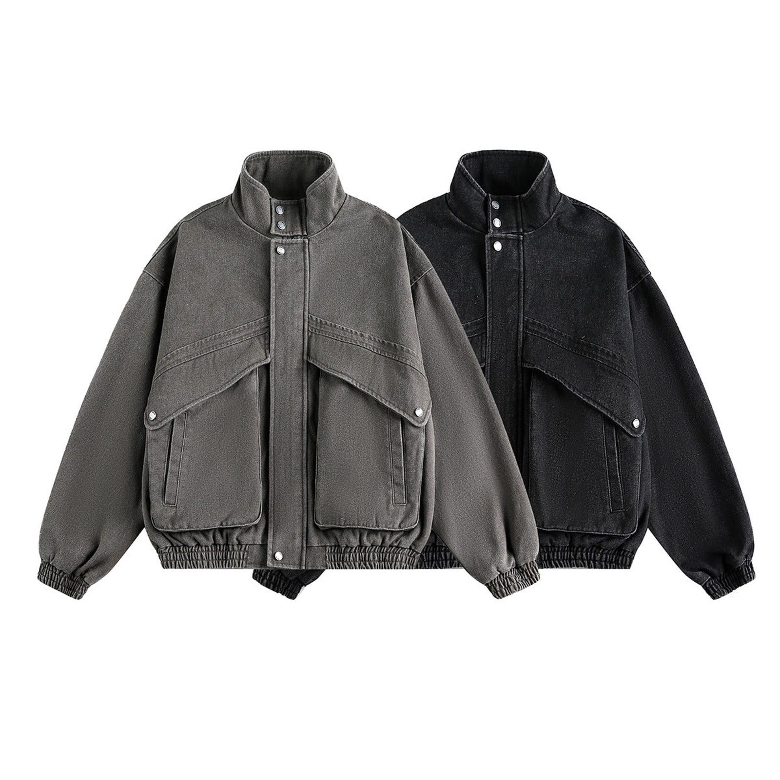 Japanese Brand Utility Jacket, Oversized Fit Size M / US 6-8 / IT 42-44 - 5 Thumbnail