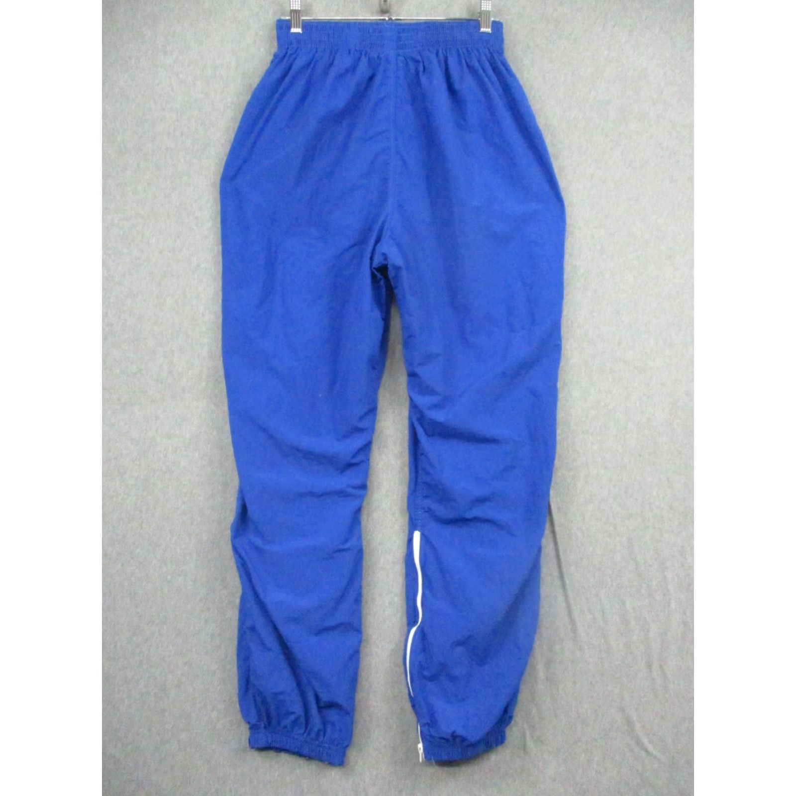 Champion VINTAGE Champion Pants Windbreaker 32 Blue 80s Nylon Zip Ankle Regular Mens Sport Retro Logo Size US 32 / EU 48 - 6 Thumbnail