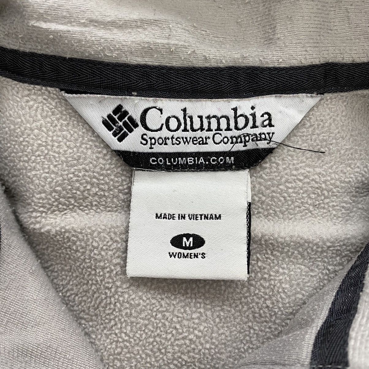 Columbia × Vintage Vintage COLUMBIA SPORTWEAR USA Full Zipper Grey Fleece Size M / US 6-8 / IT 42-44 - 6 Thumbnail