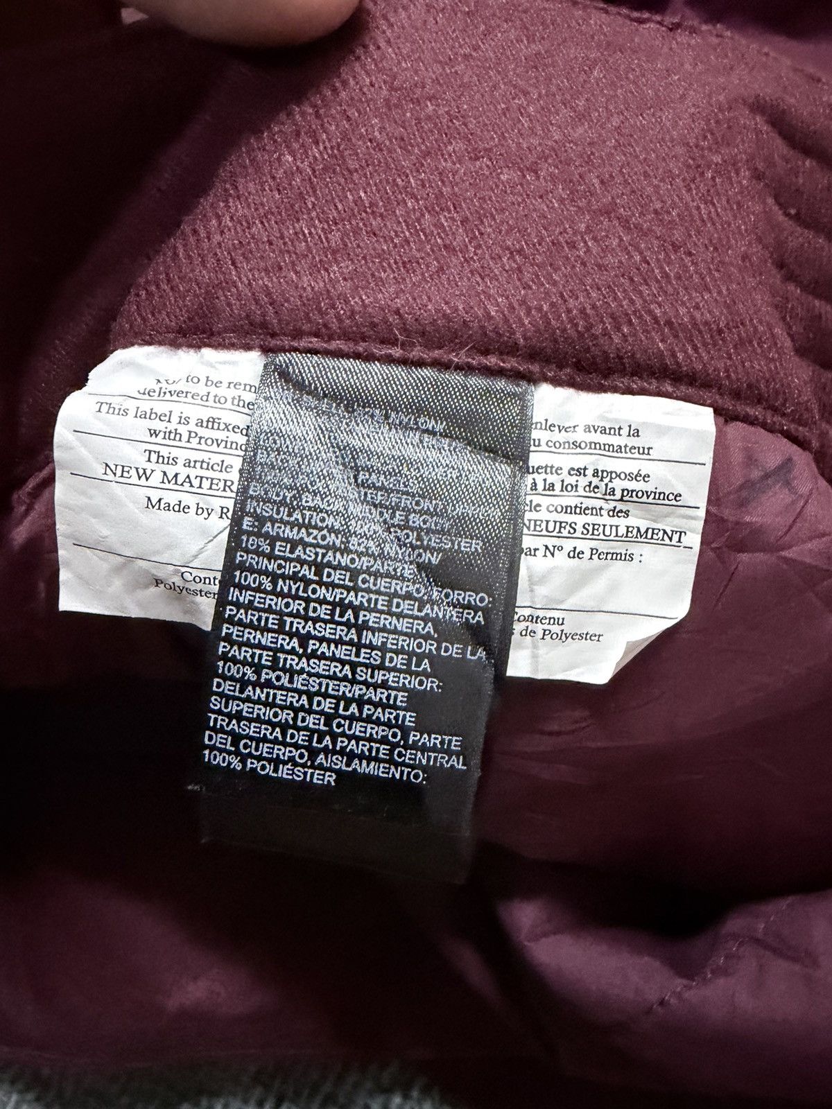 The North Face The North Face Dryvent Burgundy Ski Pants Multipocket Size 35" - 22 Thumbnail