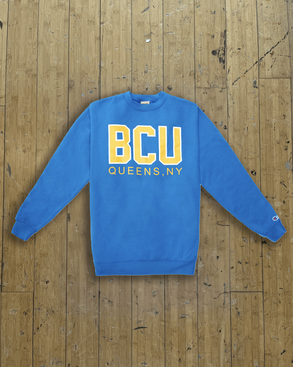 Action Bronson Blue Chips University "BCU" Champion Crewneck - Blue Size M Size US M / EU 48-50 / 2 - 4 Thumbnail