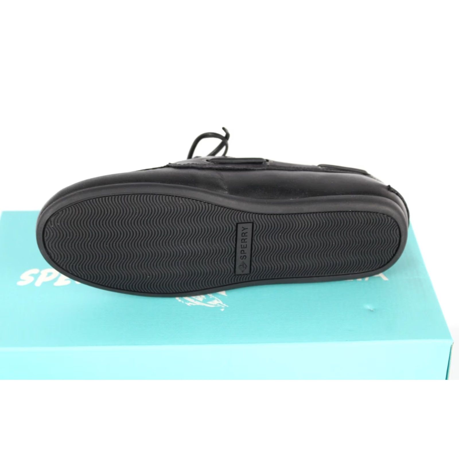 Sperry Sperry Top Sider Aritzia Women's Slim Boat Shoes ATZ Size 6 Black Leather Boat Shoe Women Slim ATZ 6 Black Leather Size M / US 6-8 / IT 42-44 - 5 Thumbnail