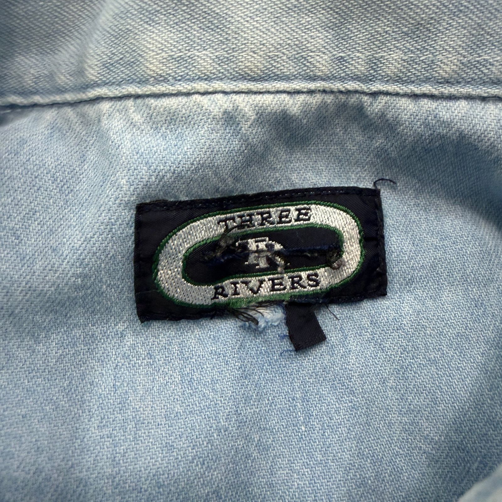 Vintage Vintage Myrtle Beach Bike Rally Denim Shirt Men's 2XL Blue Size US XXL / EU 58 / 5 - 6 Thumbnail