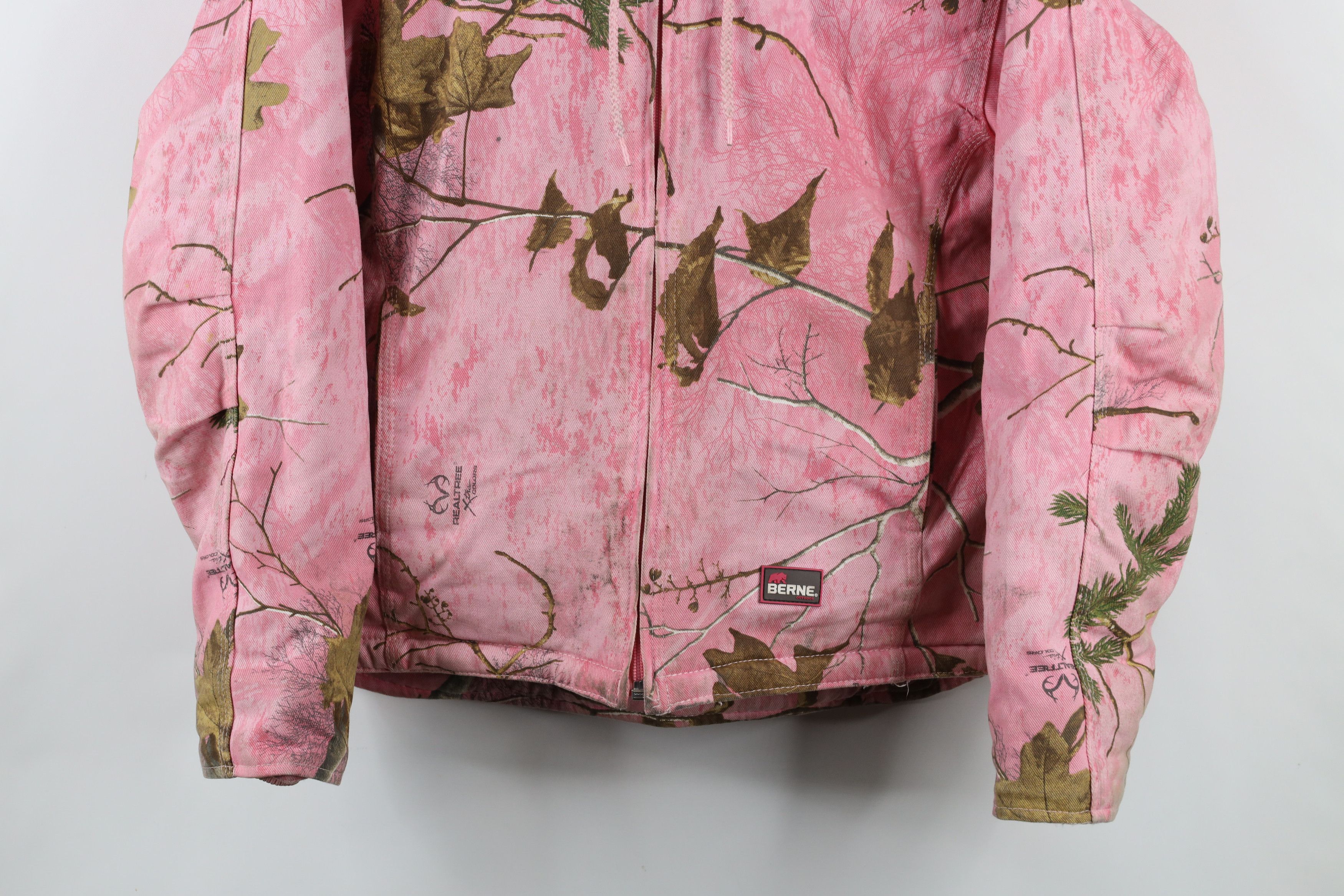 Vintage Vintage Streetwear Fleece Lined Pink Camouflage Jacket Size S / US 4 / IT 40 - 3 Thumbnail