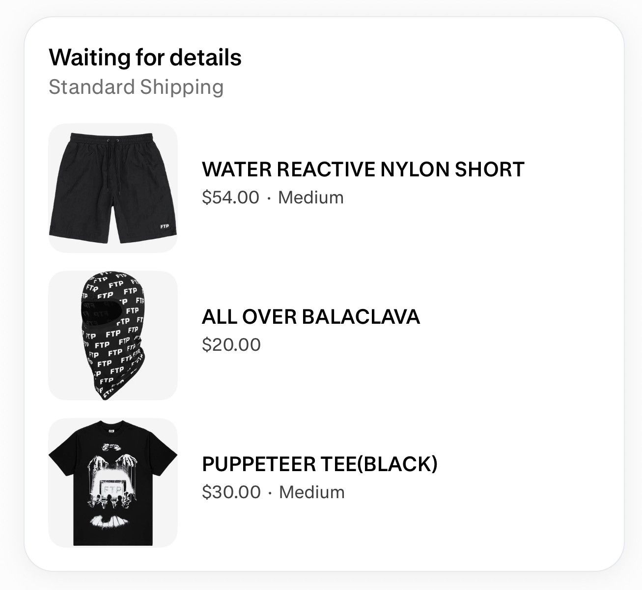 Fuck The Population FTP PUPPETEER LOGO TEE (Black) (Medium) Size US M / EU 48-50 / 2 - 3 Thumbnail