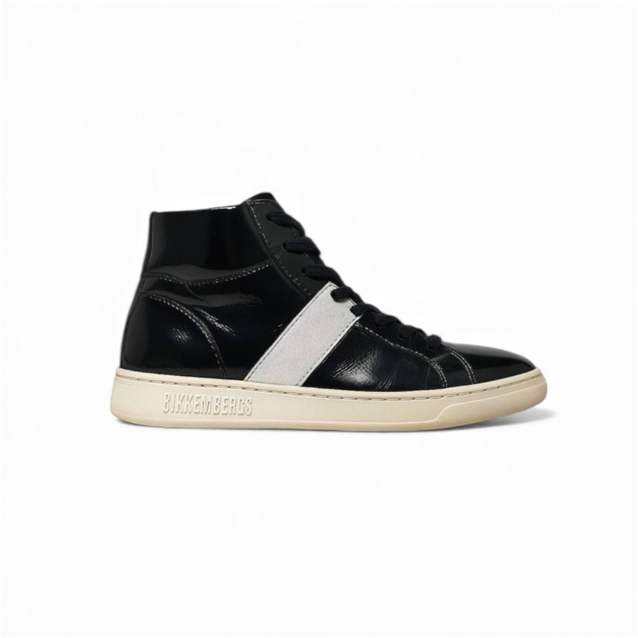 Dirk Bikkembergs DIRK BIKKEMBERGS RARE PATERN LEATHER BLACK TRAINER BOOTS 37 Size US 7 / IT 37 - 1 Thumbnail