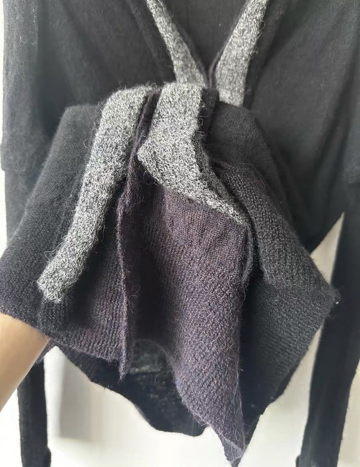 Yohji Yamamoto Yohji Yamamoto Y's 10AW Patchwork Knit Cardigan K7 Size US M / EU 48-50 / 2 - 5 Thumbnail